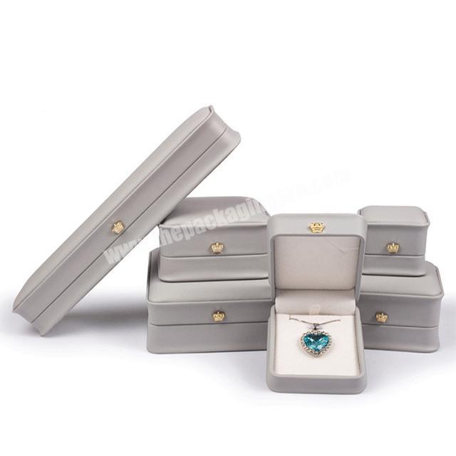 Custom High-Grade PU Leather Ring Necklace Bracelet Jewelry Gift Storage Box