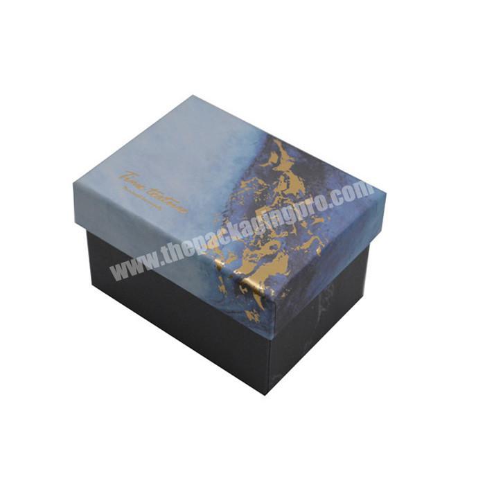 Custom high quality cardboard packaging small box gift with logo lid and base box for chocolate