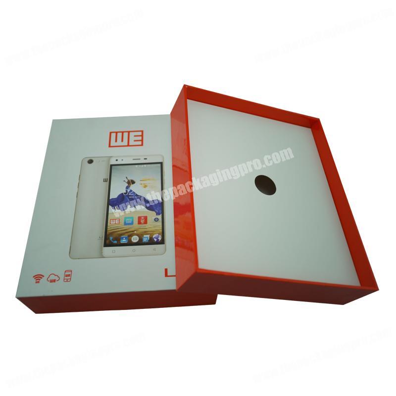 Custom high quality cardboard paper custom luxury mobile cell phone box packing
