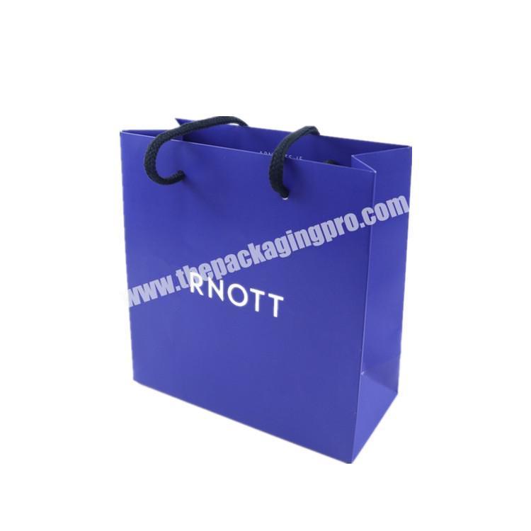 custom high quality jewelry paper bag with logo