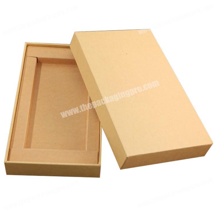 Custom High Quality Kraft Paper Box For Phone Case And Mobile Phone with Card Or Foam Insert