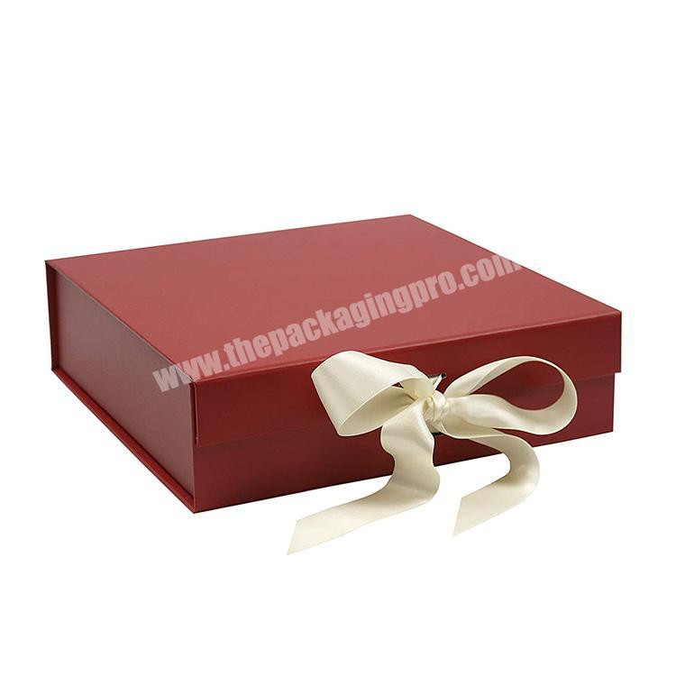 Custom High Quality Luxury Paper Packaging Closure Magnetic Gift Folding Box