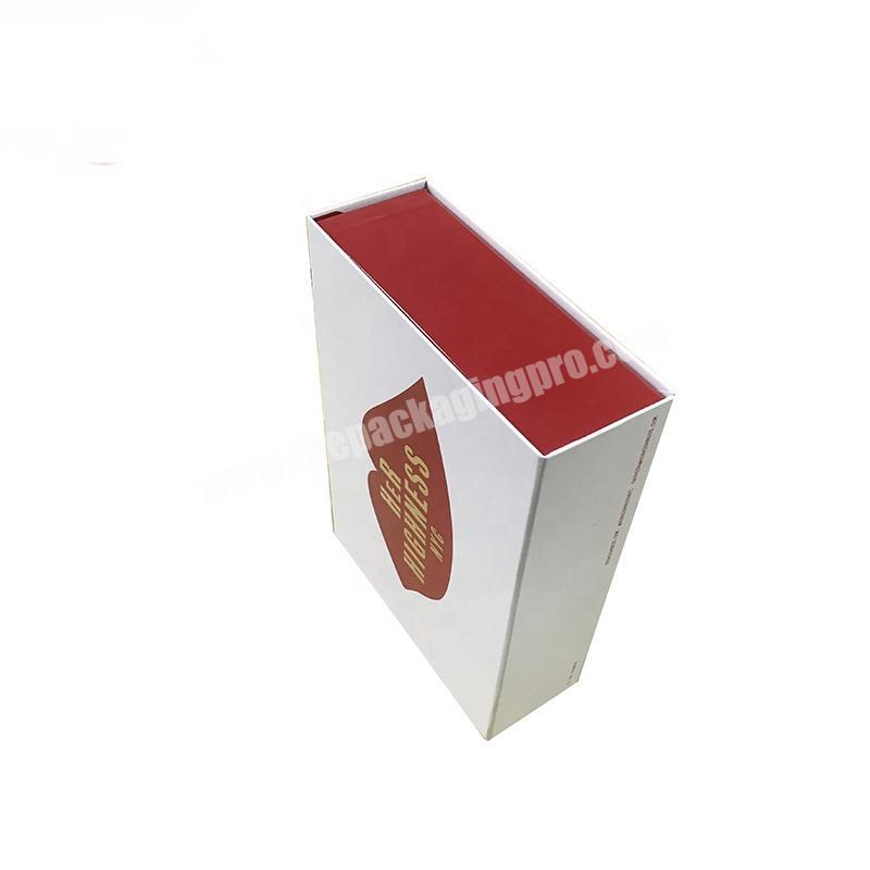 Custom High Quality Magnet Black Cosmetic Folding Paper Box, Printing Luxury Magnetic Gift Box