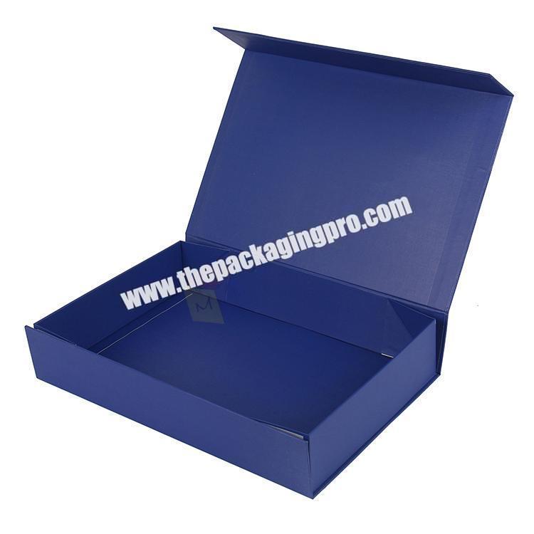 custom high quality magnetic lid shirt packaging box