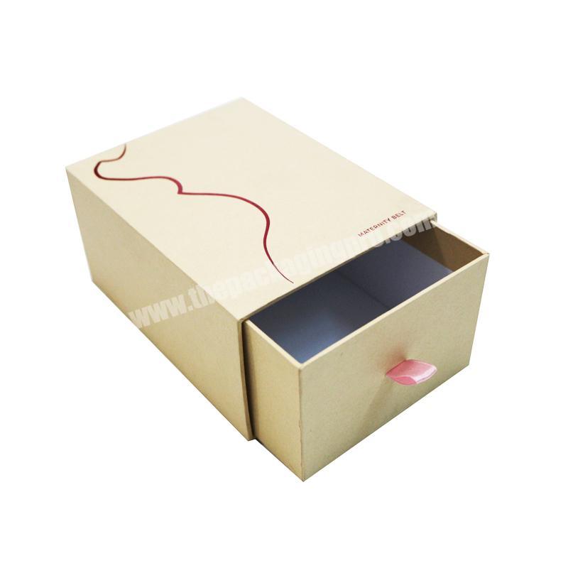 custom high quality paper drawer box packaging christmas gift box for clothing women hand bags