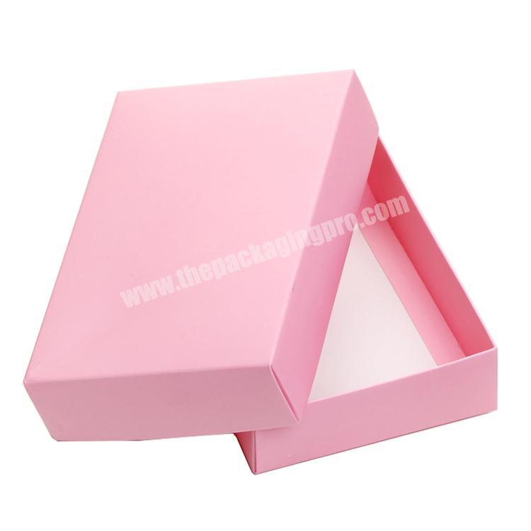 Custom high quality recyclable coated paper printing tshirt boxes packaging for shipping