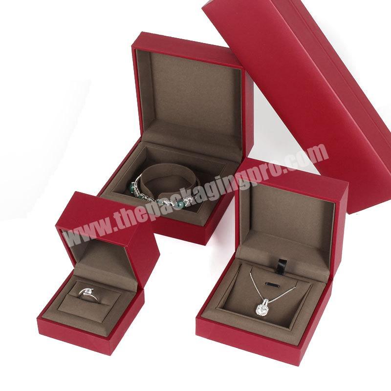 Custom high quality ring bracelet necklace jewelry packaging gift box Wholesale premium  jewelry box