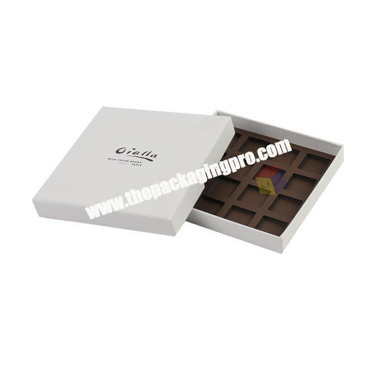 custom high quality small package gift box chocolate