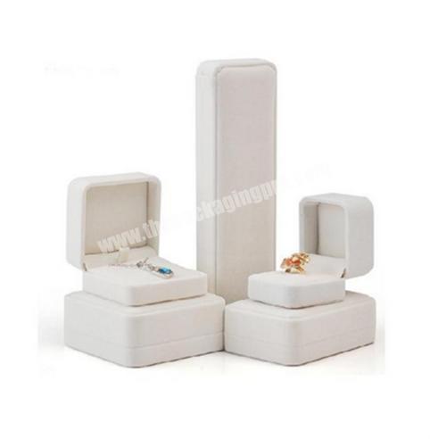 Custom High Quality Velvet Jewelry Jewelry Ring Necklace Bracelet Box