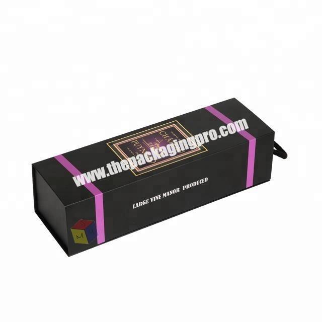 custom hight quality gift box wine packaging printing