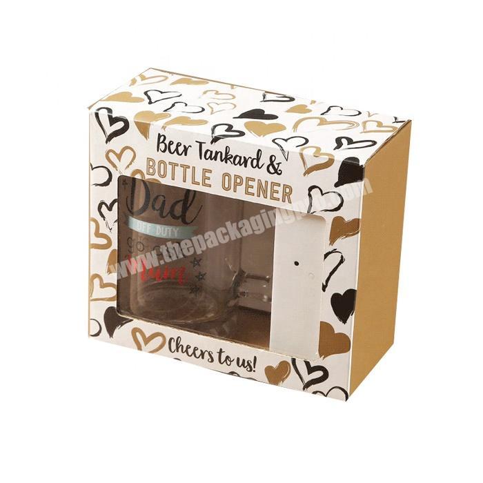Custom hot coffee espresso cup gift package box storage boxes for cups