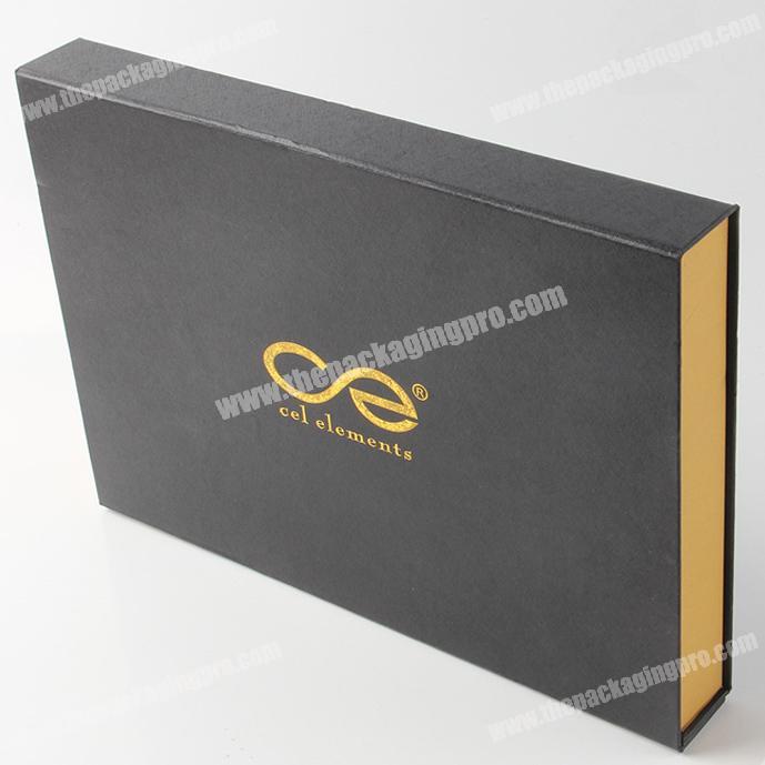 custom hot foil logo cardboard paper gift box packaging wholesale