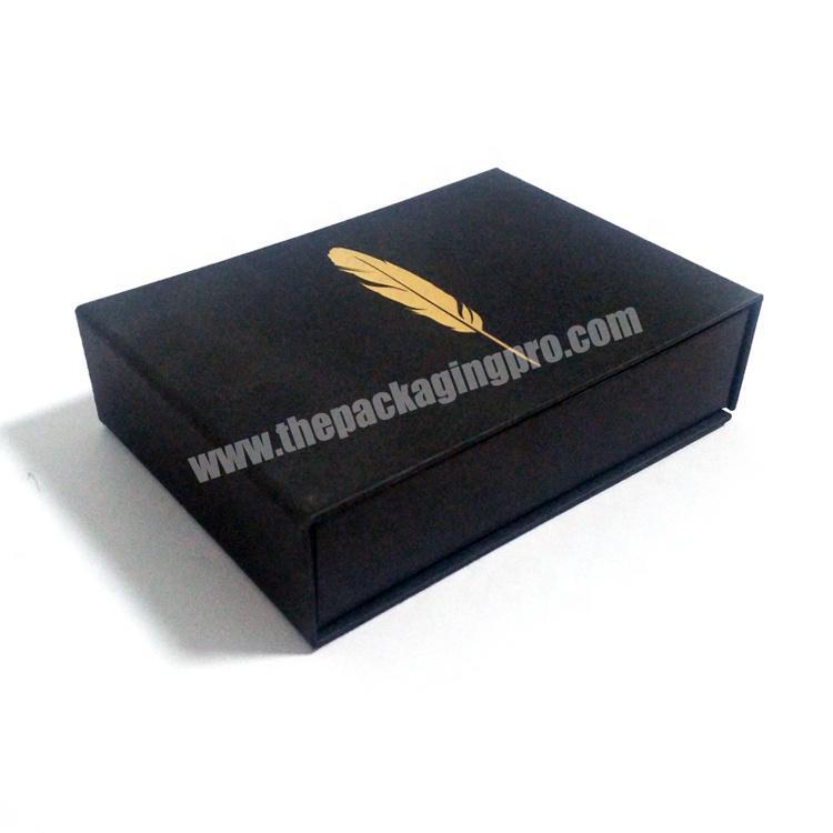 Custom Hot Stamping Paper Packaging Credit Card Gift Box With Magnetic Closure