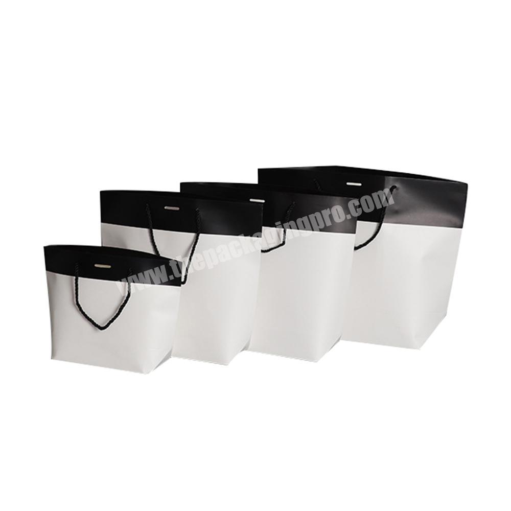 Custom kraft paper shopping bag reusable handbags for women 2019