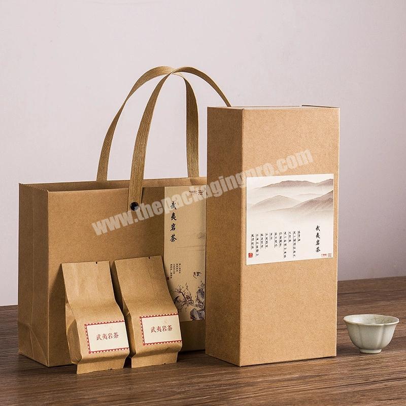 Custom Kraft Paper Tea Bag Gift Packaging Paper Box