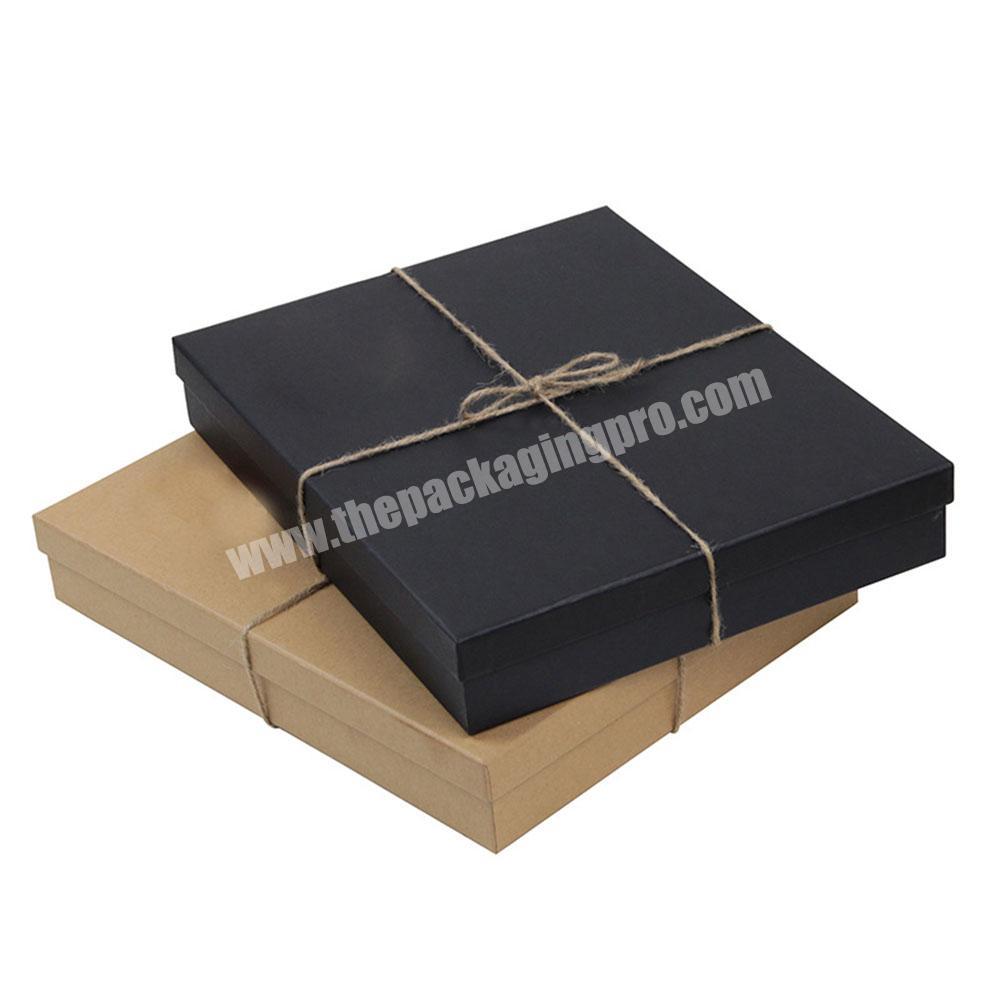 Custom kraft scarf packaging gift box
