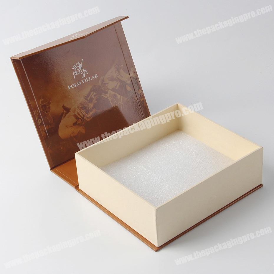 custom large magnetic closure gift box packaging cardboard box