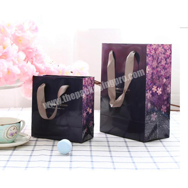 Custom Lavender Gift Shopping Bag