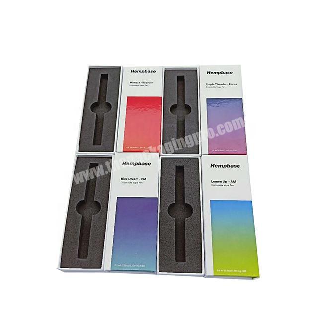 custom lift off colorful cardboard printing incense sticks paper packaging drawer box