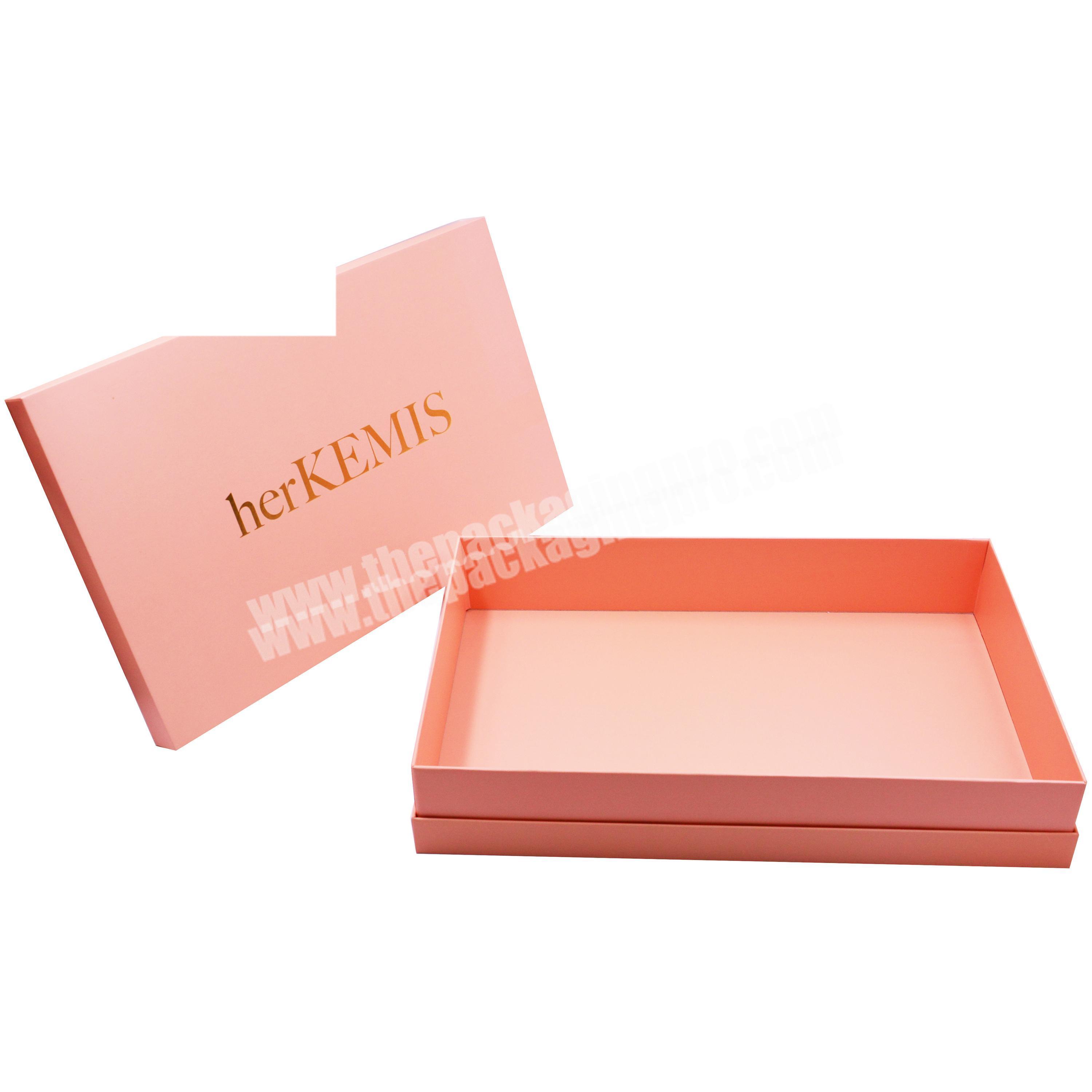 Custom Light Pink Luxury Gift Box with LidBridesmaid Cardboard
