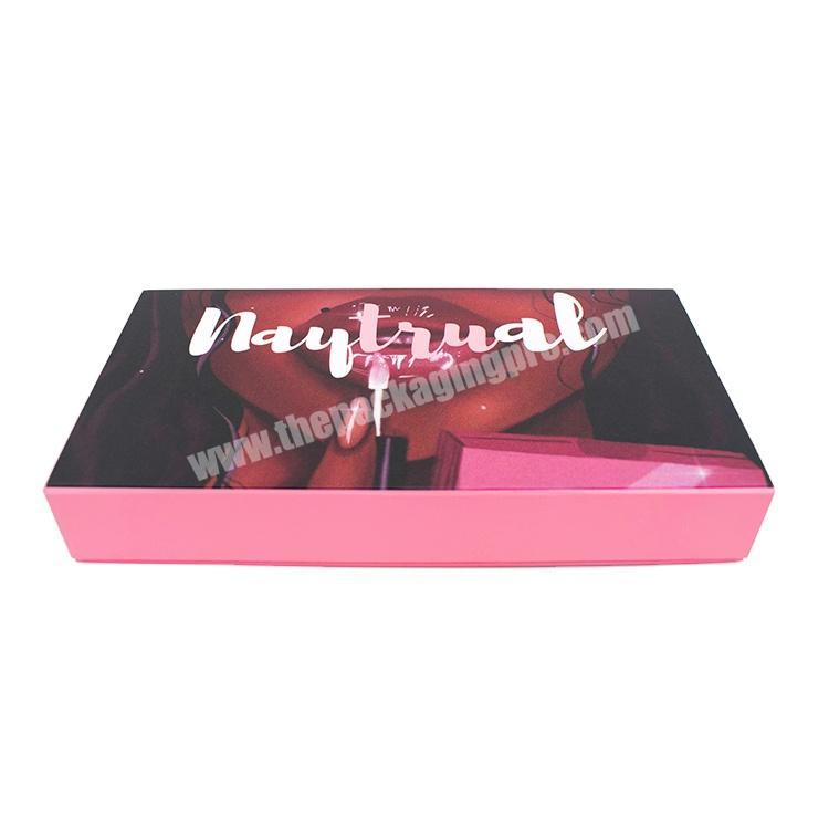 custom lip gloss private label eco-friendly paper luxury brillo labial paper box lip gloss packaging