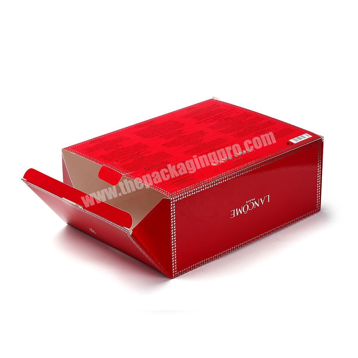Custom logo 375gsm silver card packaging boxes for cosmetic , factory packing cardboard paper gift box for perfume
