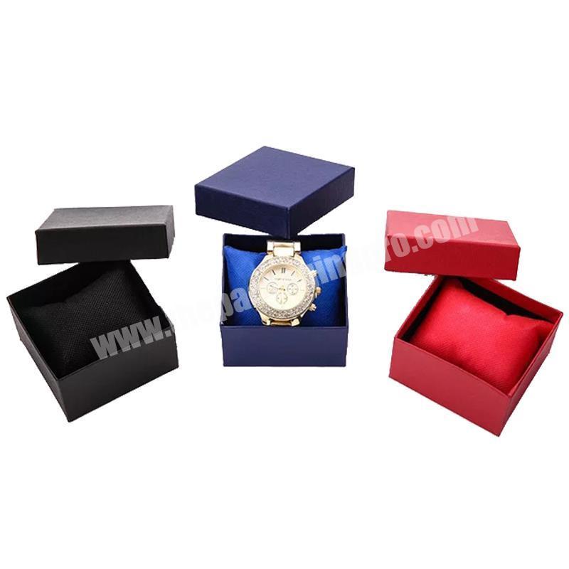 custom logo and printing paper watch box and cardboard watch box for watch packaging box with hot stamping