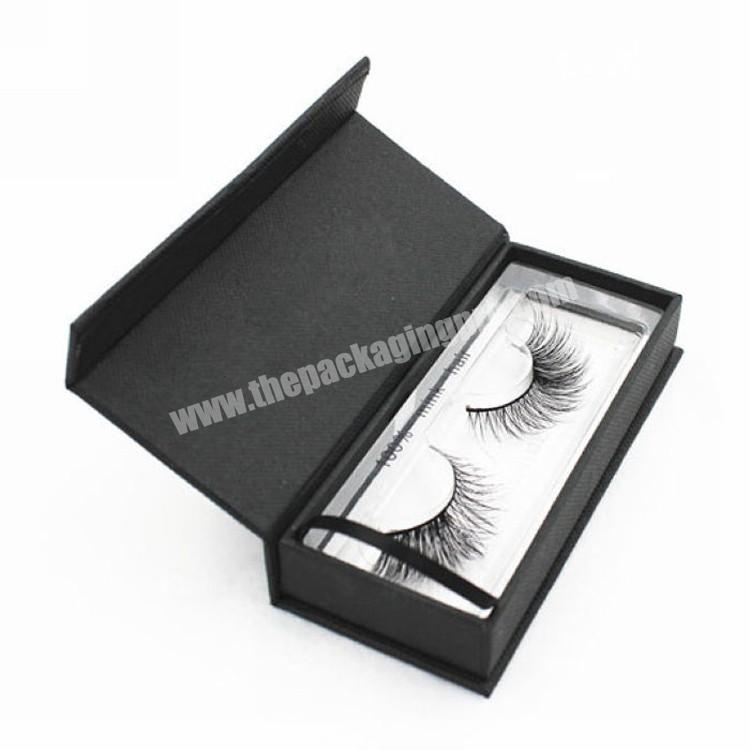 Custom Logo Black False Eyelash Cardboard Packaging Gift Box