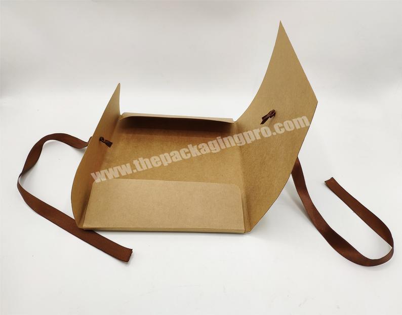 Custom Logo Brown Craft Packaging Paper Box Envelope Paper Box