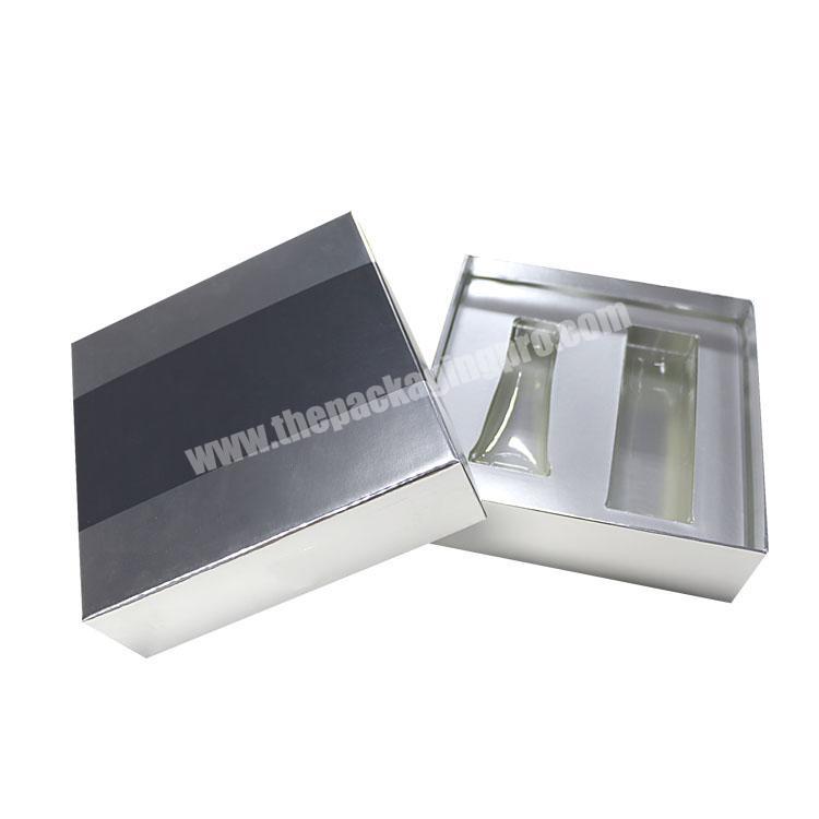 Custom Logo Cardboard Boxes, Luxury Giftbox Packaging, Lid And Base Giftbox Box With black hotstamping