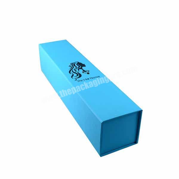 Custom logo cardboard hair extension box packaging