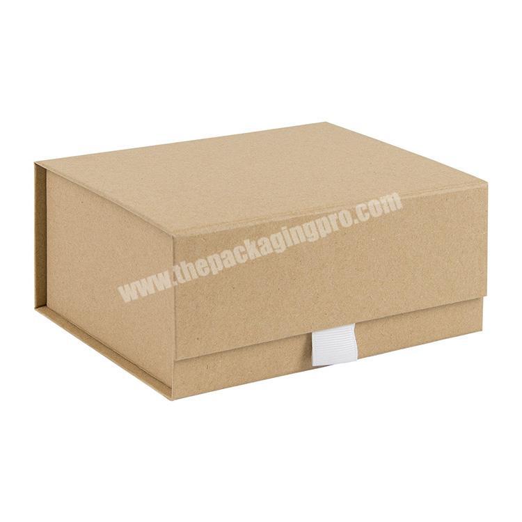 custom logo cardboard paper box magnetic closure