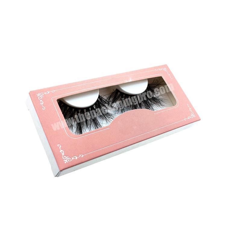 Custom logo cardboard paper gift box eyelash lashes cilia mascara packaging box for bridesmaid
