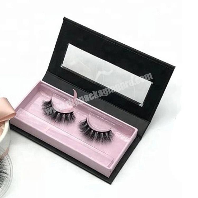 Custom Logo Cardboard Paper Packaging Magnetic Cosmetic Eyelash Gift Box