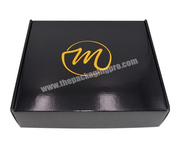 Custom Logo Corrugated Carton Shipping Mailer Gift Box for Cloth Snack Cosmetics Monthly snacks Box Hair Extension Box