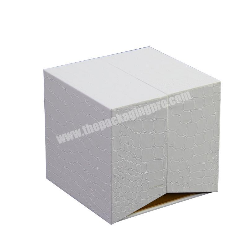 Custom Logo Double Door Cardboard Paper Packaging Gift Cosmetic Set Empty Luxury Skin Care Box