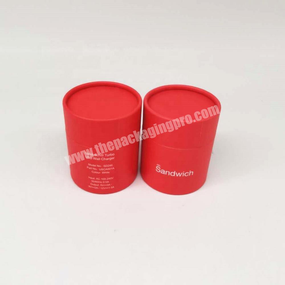Custom Logo EVA sponge cardboard Perfume bottle packaging Tube cylinder Paper box with lids
