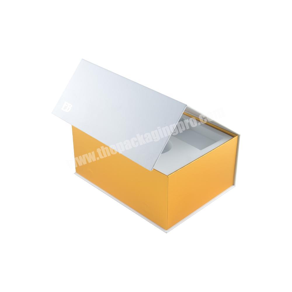 Custom Logo Flap Lid Packaging Cardboard Bespoke Custom Magnetic Closure Gift Box For Skincare