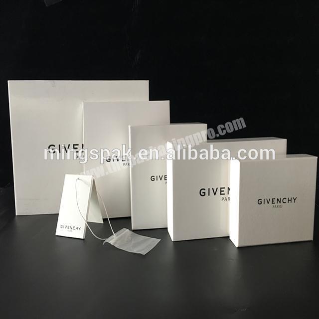 Custom logo foil stamp cardboard Gift Boxes