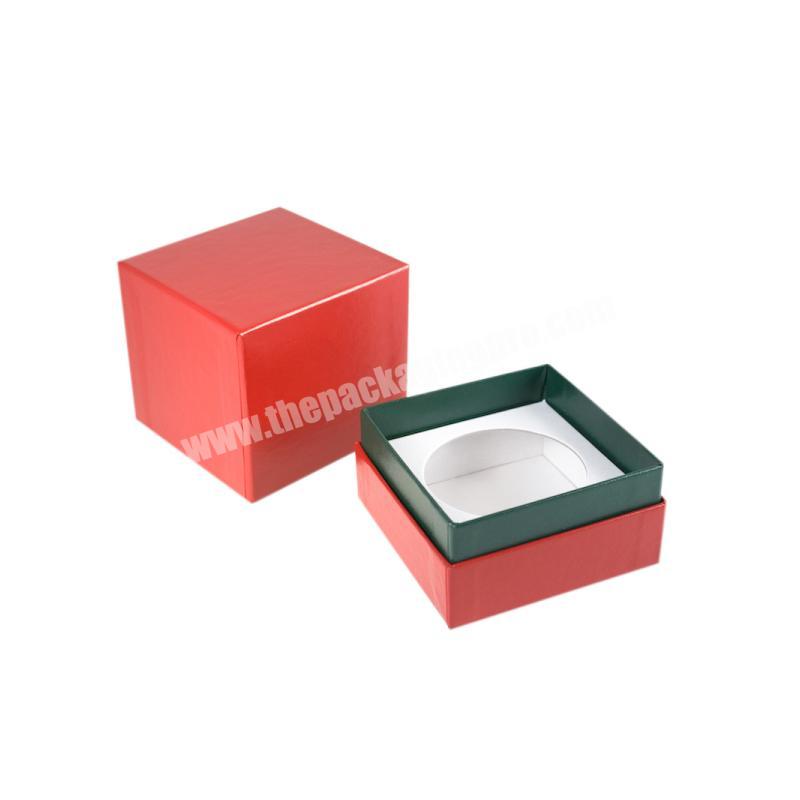 Custom logo gift box design candle jar package box