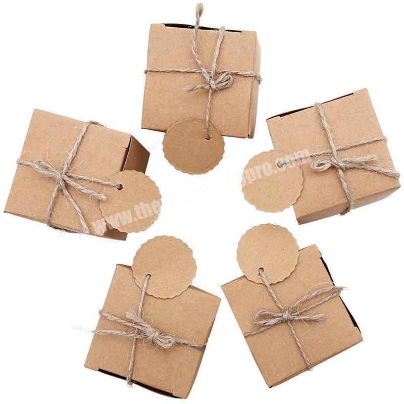 Custom logo gift box packaging kraft gift boxes
