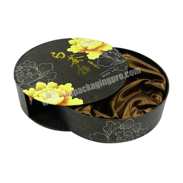 Custom logo hot sale round cardboard paper gift box with drawer