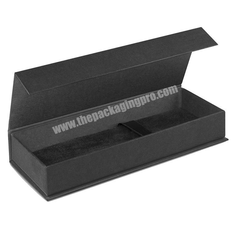 Custom Logo Hot Stamping Black Watch Packaging Clamshell Box