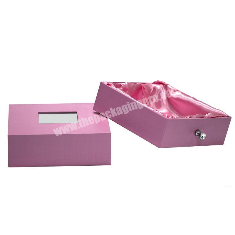 Custom Logo Hot Stamping Drawer Bra Panties Gift Box Packaging Underwear Swimsuit Bikini Shipping Mailer Box Storage Packing Box