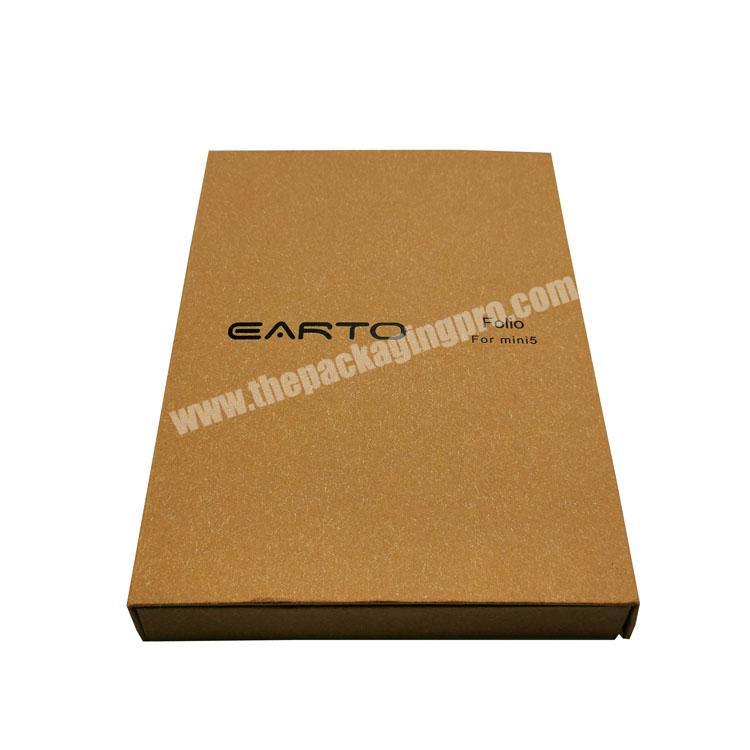 Custom logo kraft paper T-shirt box packaging box