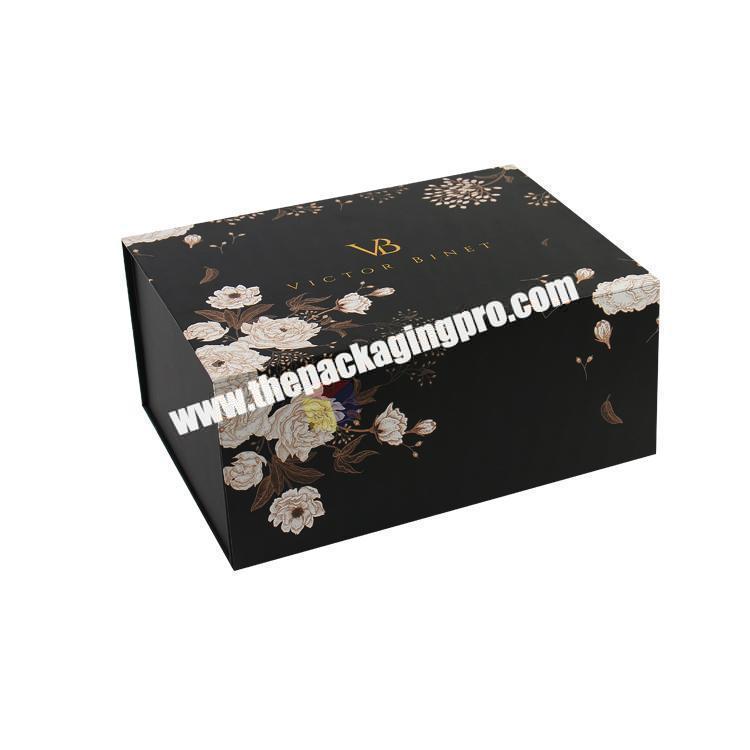 custom logo luxurious collapsible personalized clothing boxes