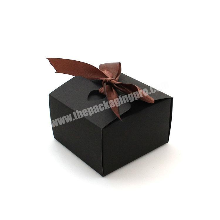 Custom LOGO Luxury Black Christmas Mini Cardboard Gift Boxes