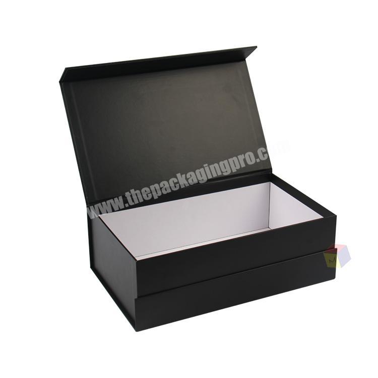 custom logo luxury cardboard drop front magnetic shoe box