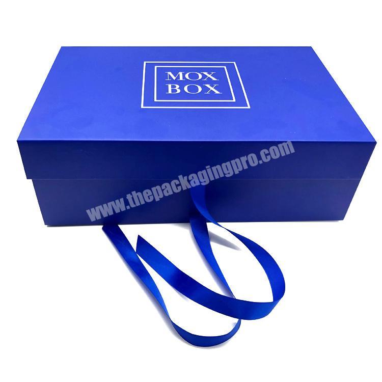 Custom Logo Luxury Cardboard Folding Paper Box with Magnetic Closure