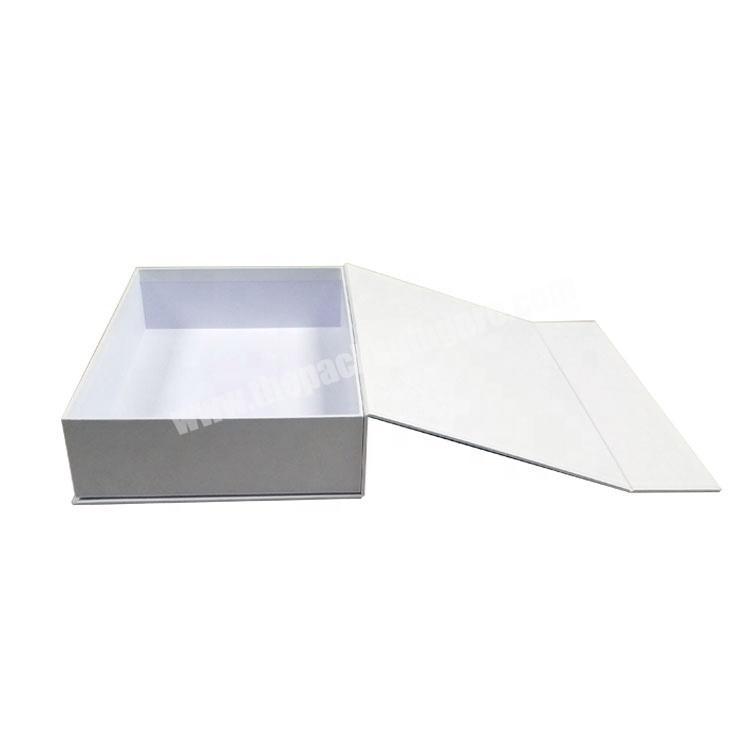 Custom Logo Luxury Cardboard Magnetic Folding Gift Box With Magnet Closure